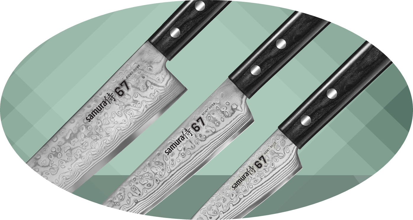 Набор ножей Samura 67 Damascus SD67-0220