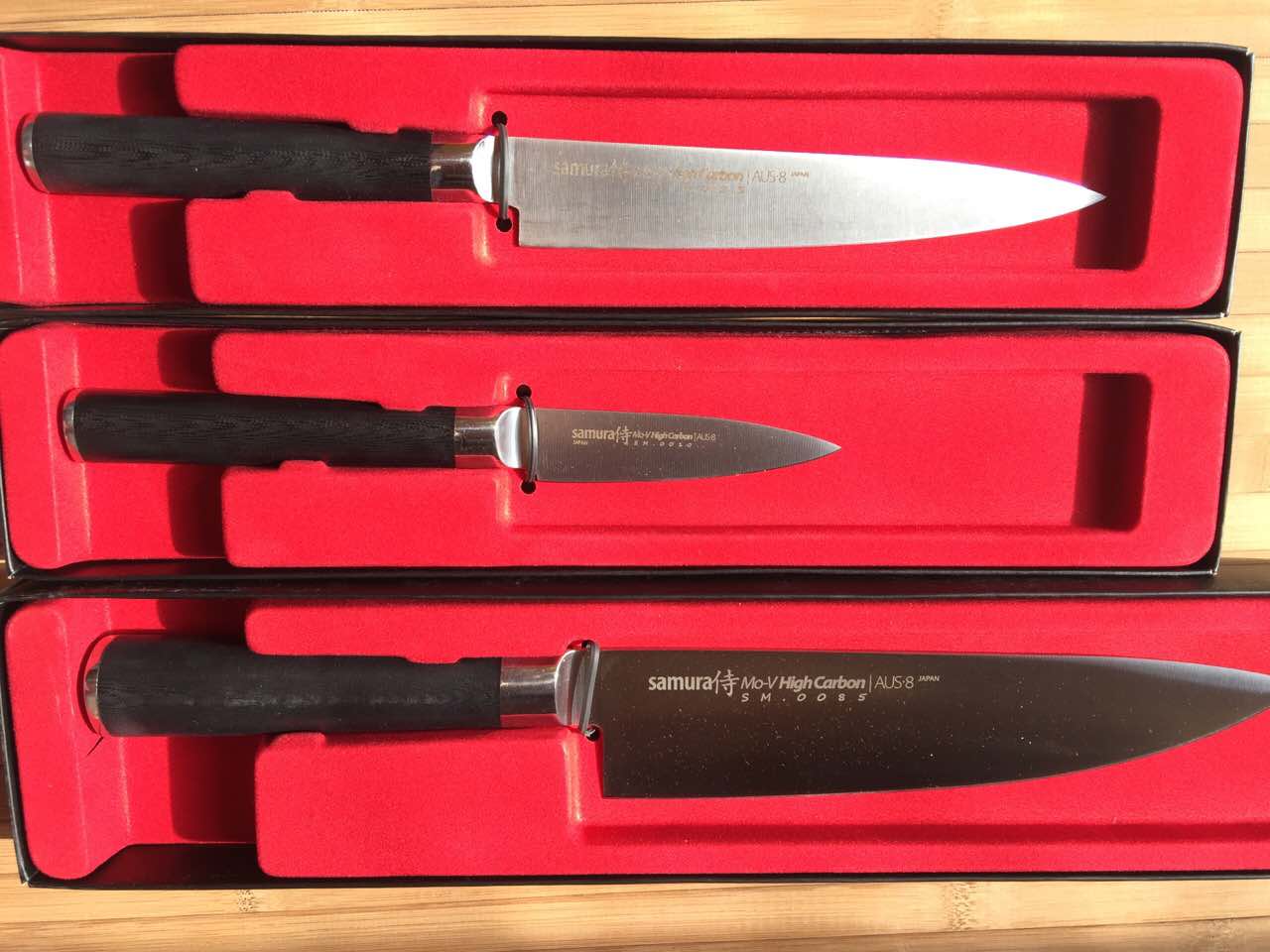 Набор из 3 ножей Samura Mo-V SM-0222/G10