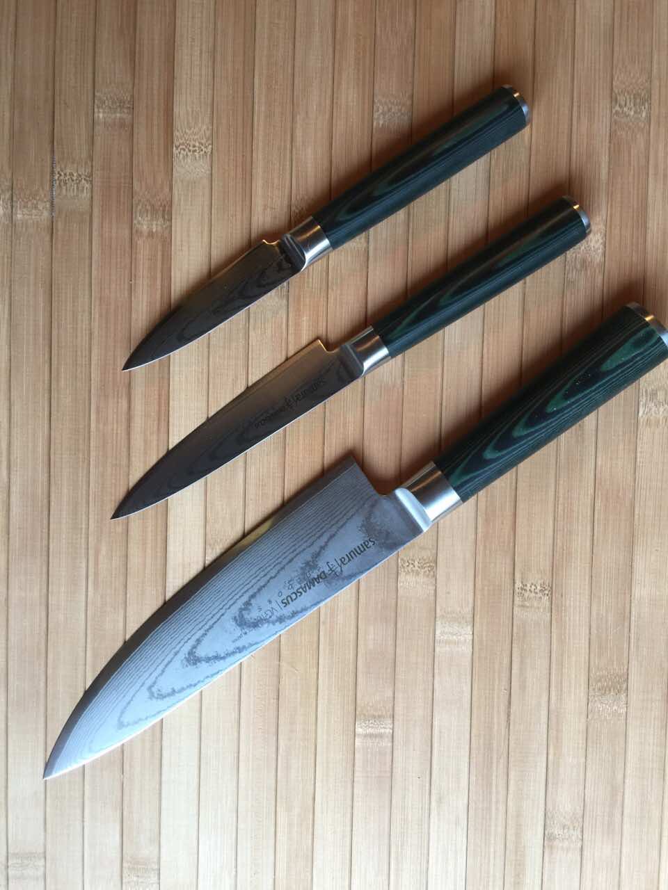 Набор  из 3 ножей Samura Damascus SD-0220/G10